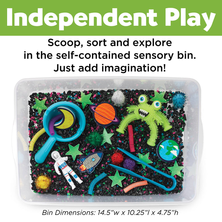 Sensory Bin Outer Space Activity Bin
