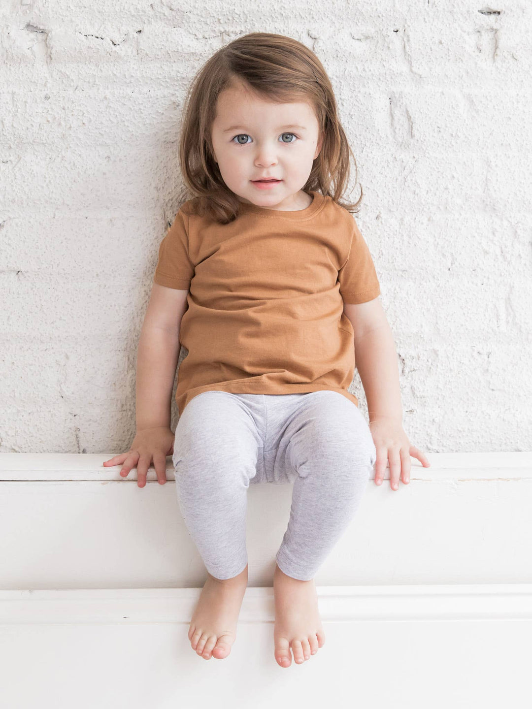 Organic Baby and Kids Classic Crew Neck Tee - Ginger