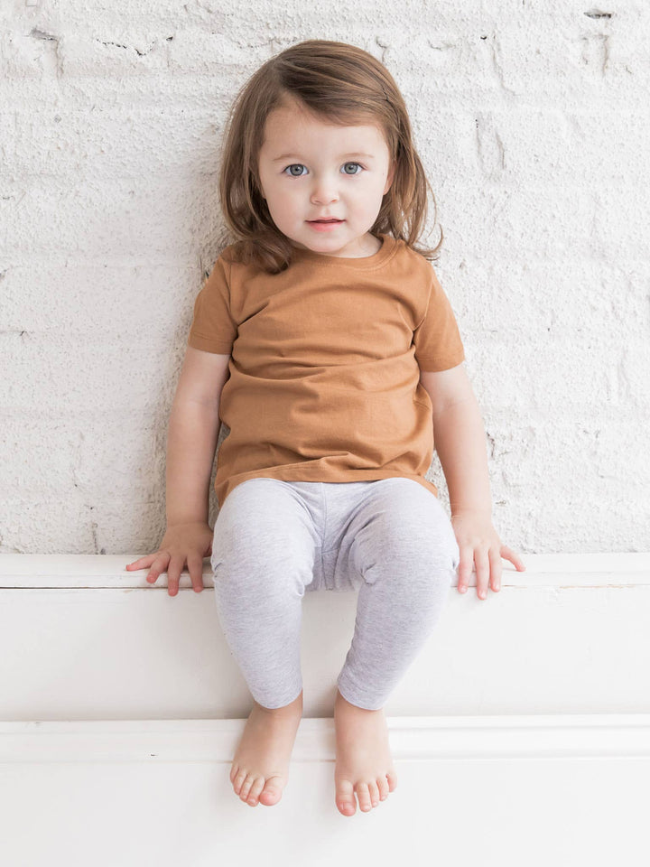 Organic Baby and Kids Classic Crew Neck Tee - Ginger