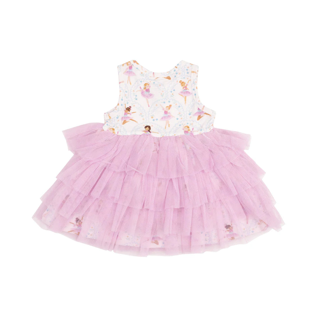 Bows And Ballet Twirly Tank Tutu Dress