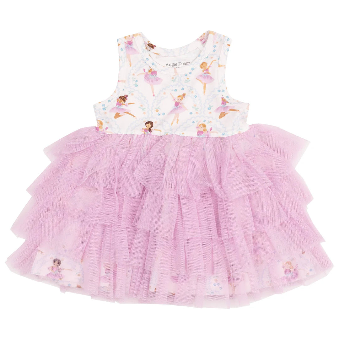 Bows And Ballet Twirly Tank Tutu Dress