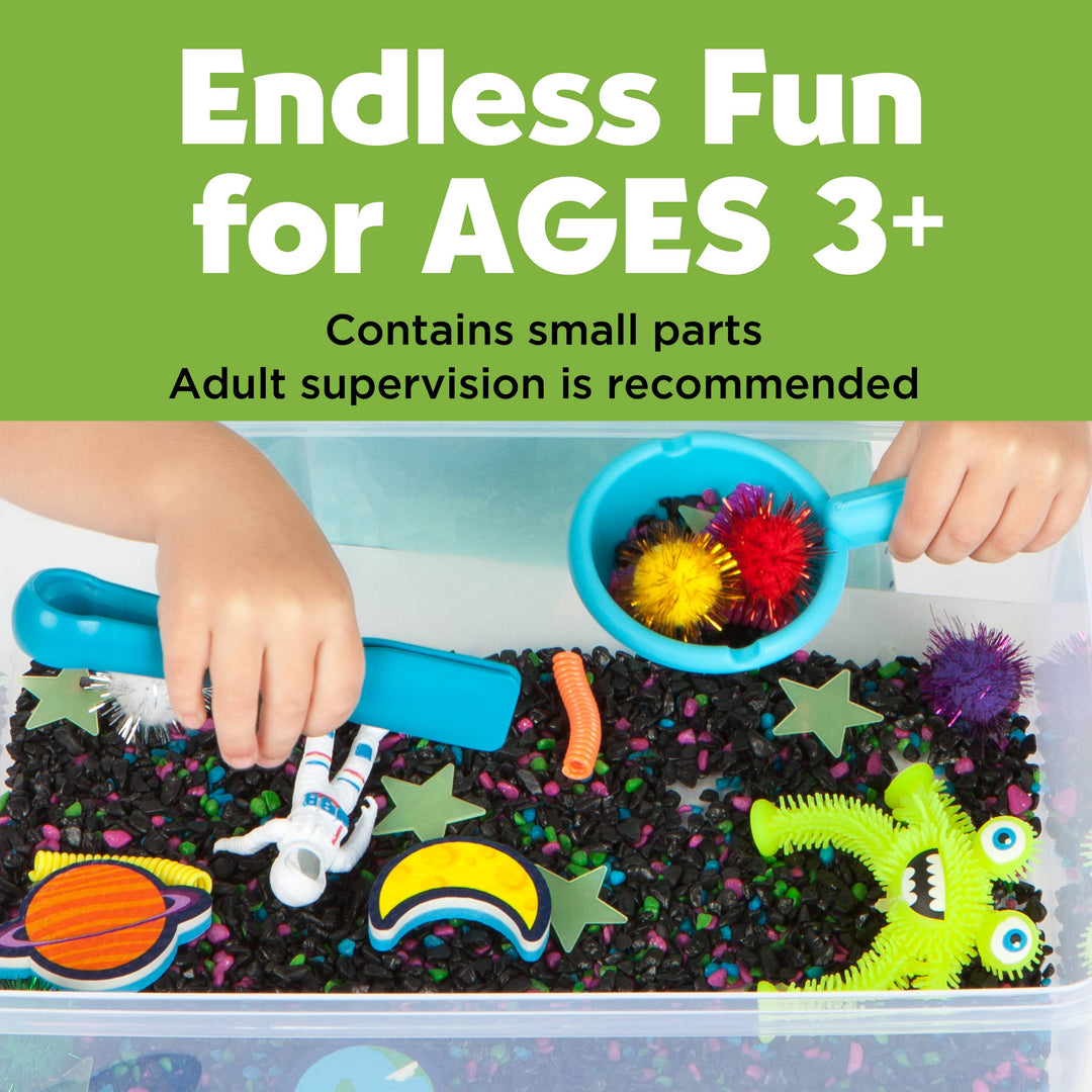 Sensory Bin Outer Space Activity Bin