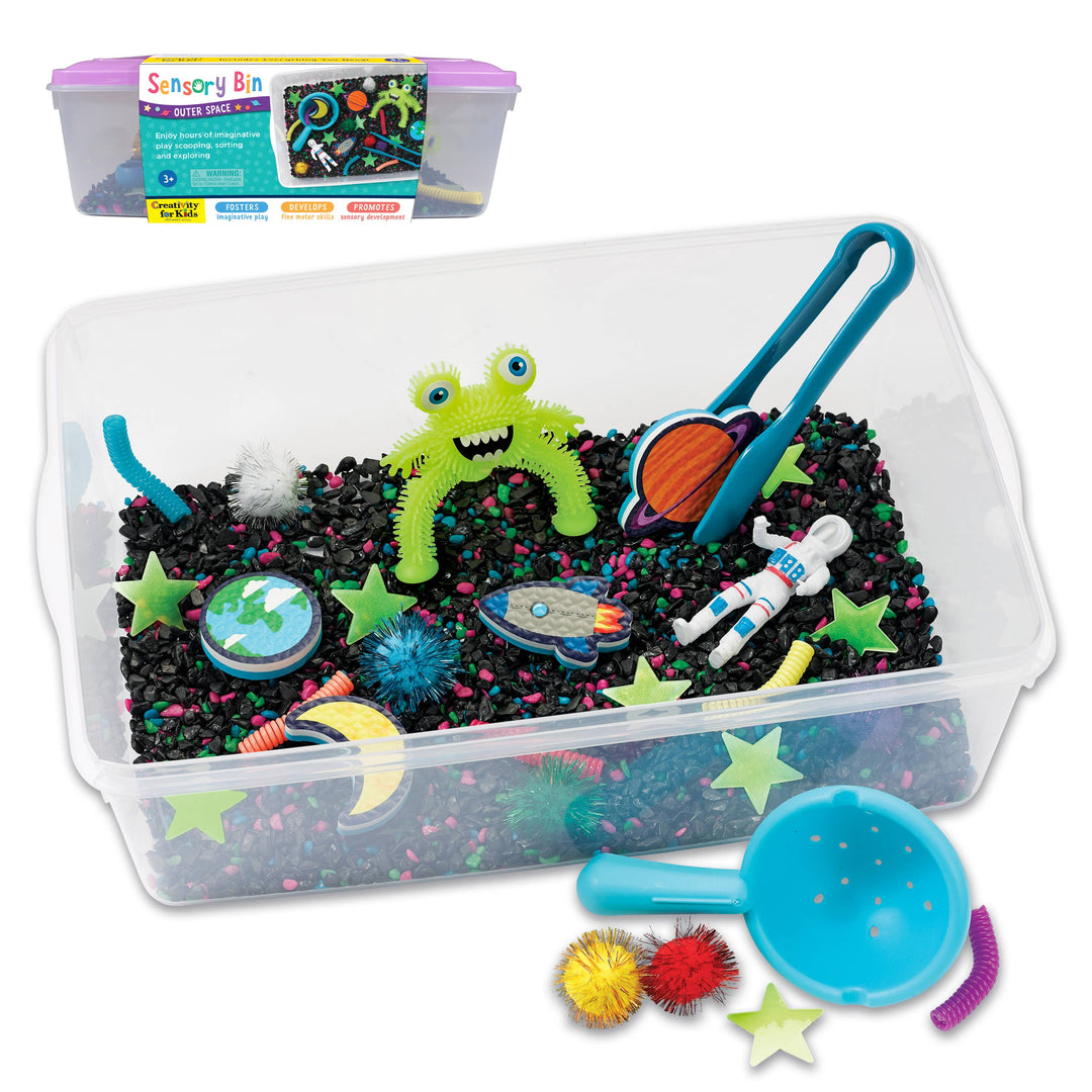 Sensory Bin Outer Space Activity Bin