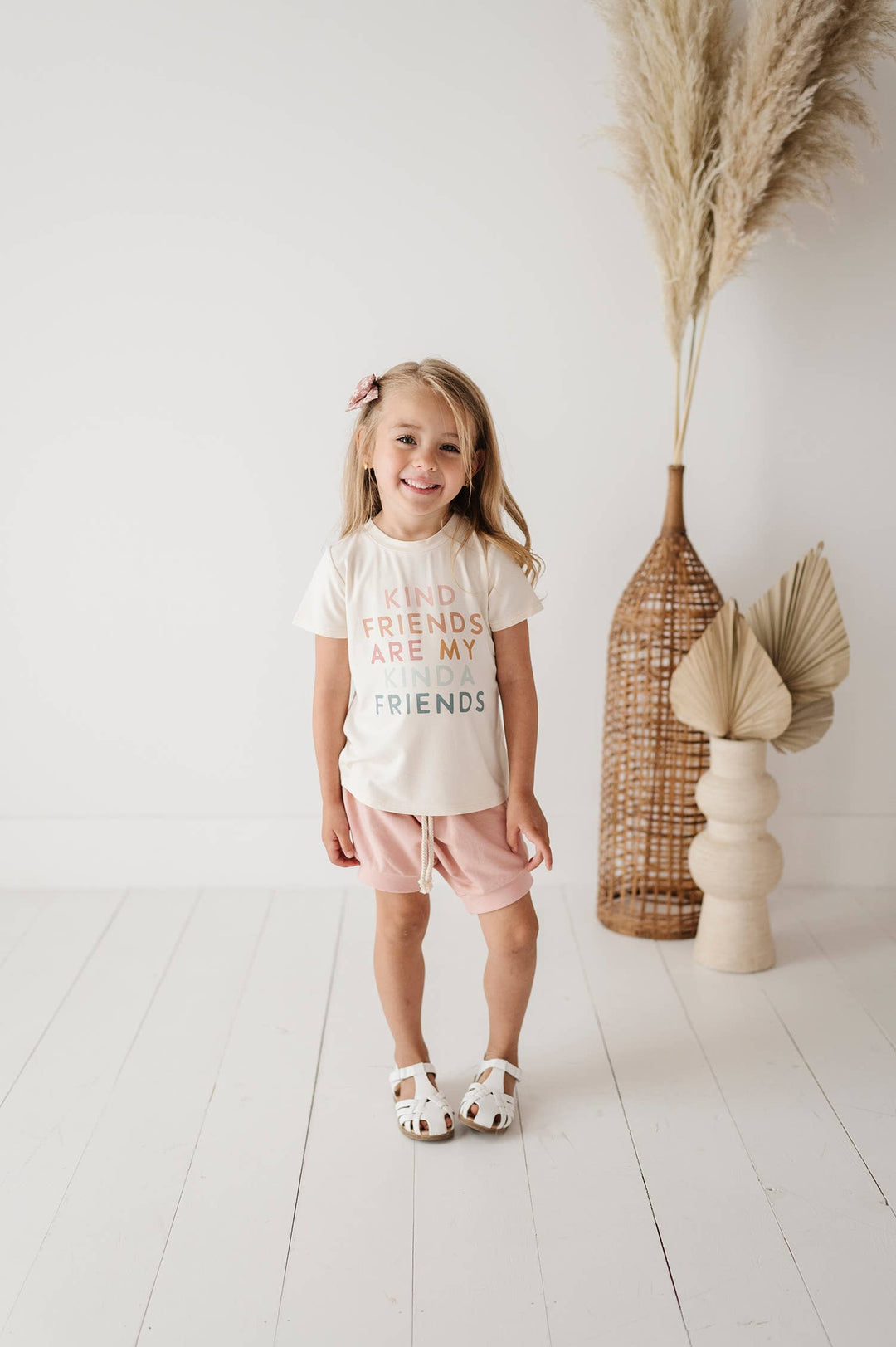 Girl's Shorties in Misty Pink