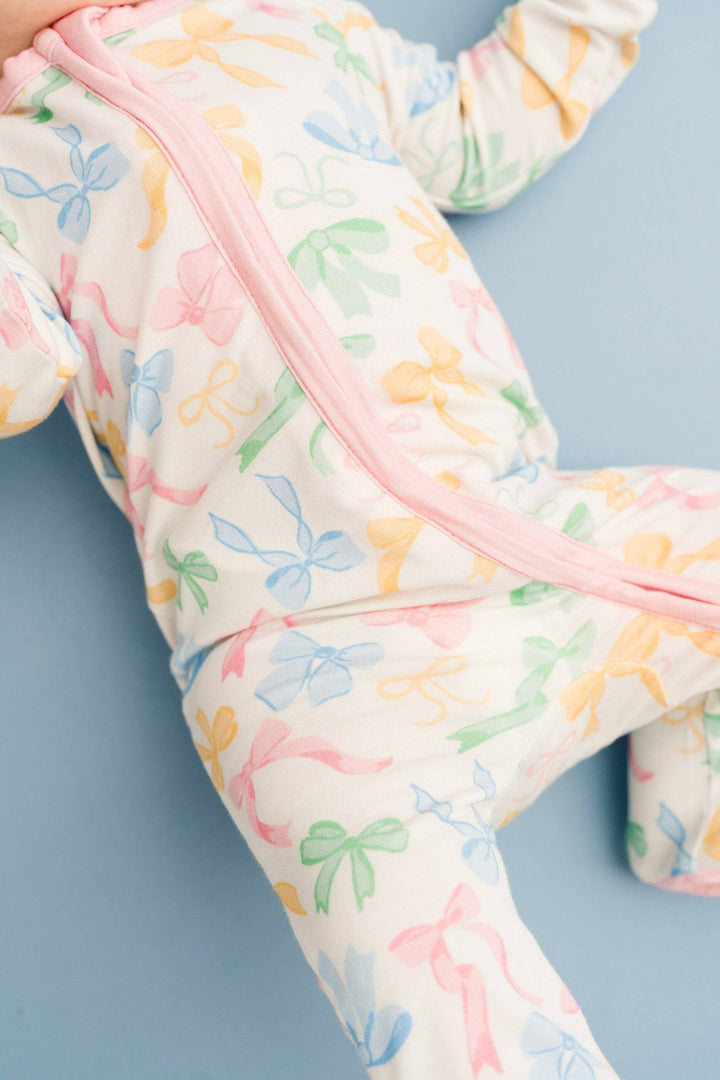 Pastel Bow Bamboo Sleeper