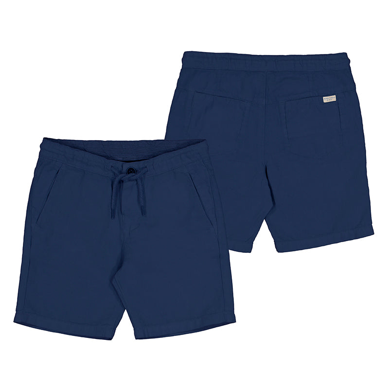Boys Linen Bermuda Shorts