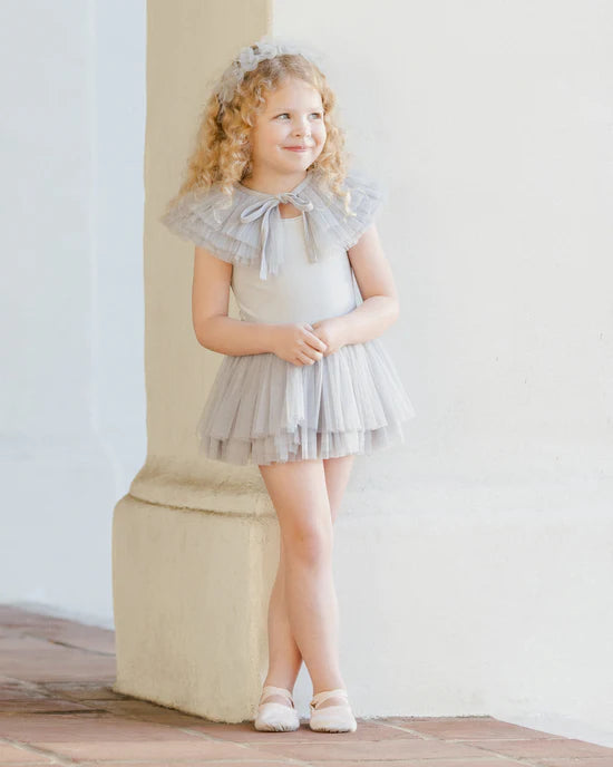 RUFFLE TULLE COLLAR | POWDER BLUE