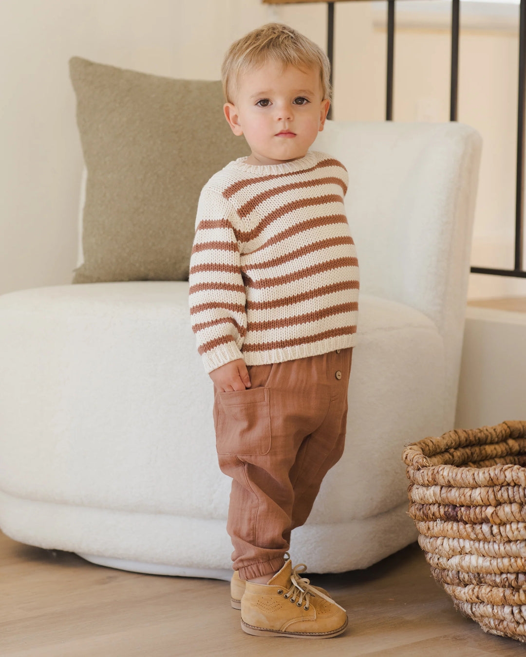 Rex Sweater - Cedar Stripe