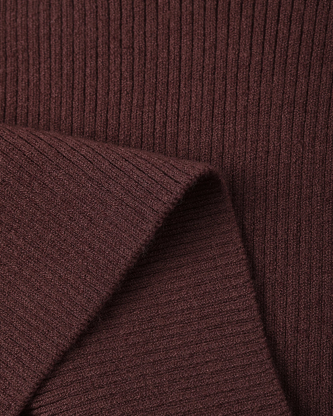 Scallop Tee - Burgundy