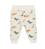 Pants AOP Beige Melange