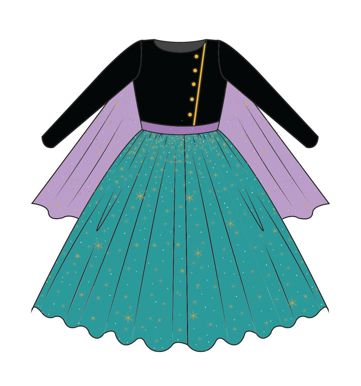 The Winter Princess-to-Queen Costume Dress