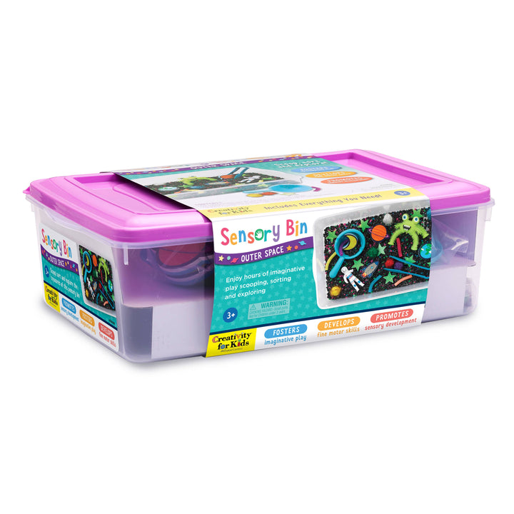 Sensory Bin Outer Space Activity Bin