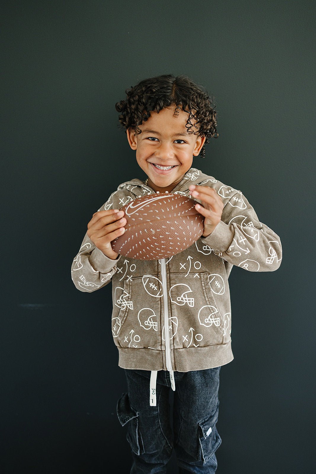 Cohen Zip-up Hoodie - Brown