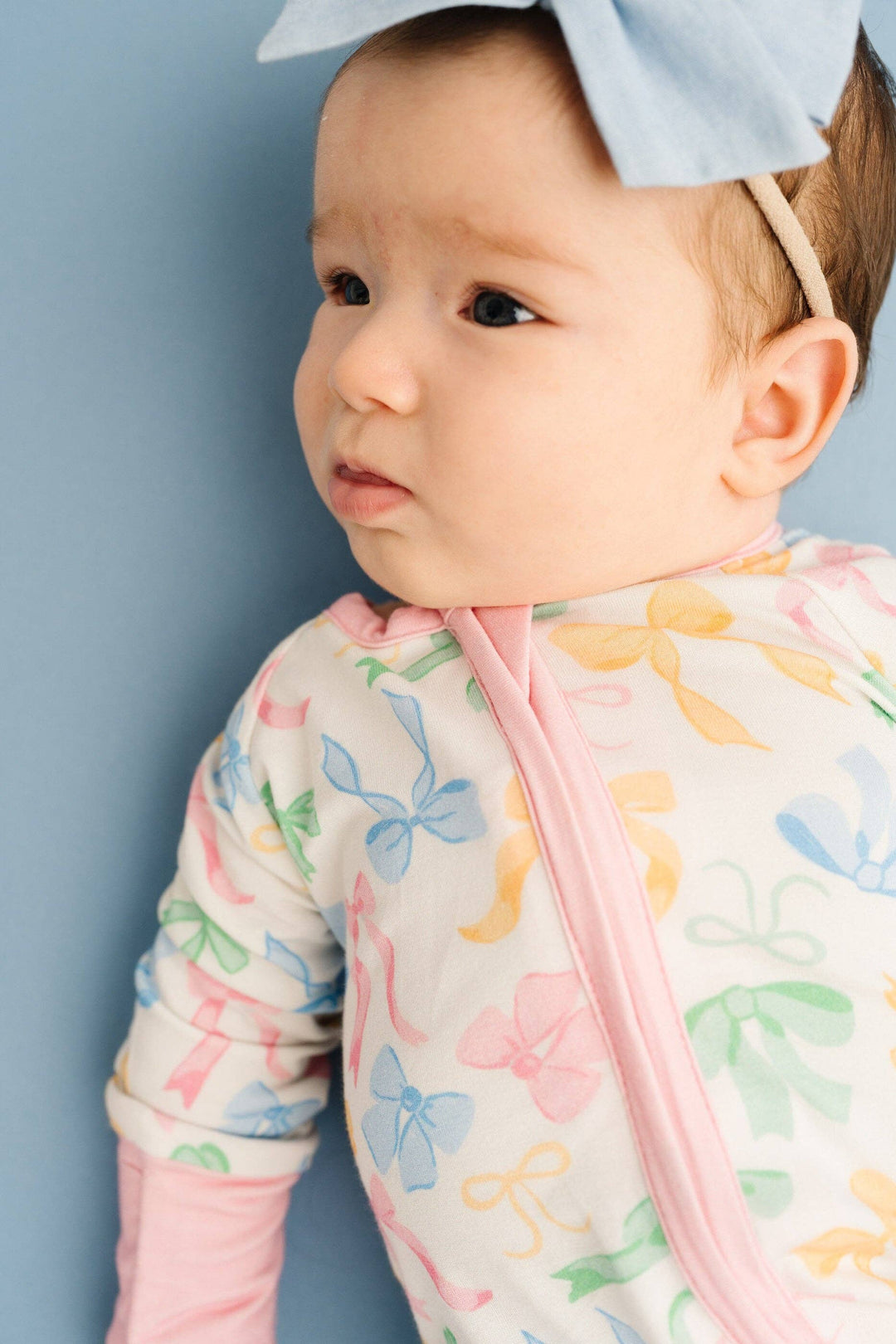 Pastel Bow Bamboo Sleeper