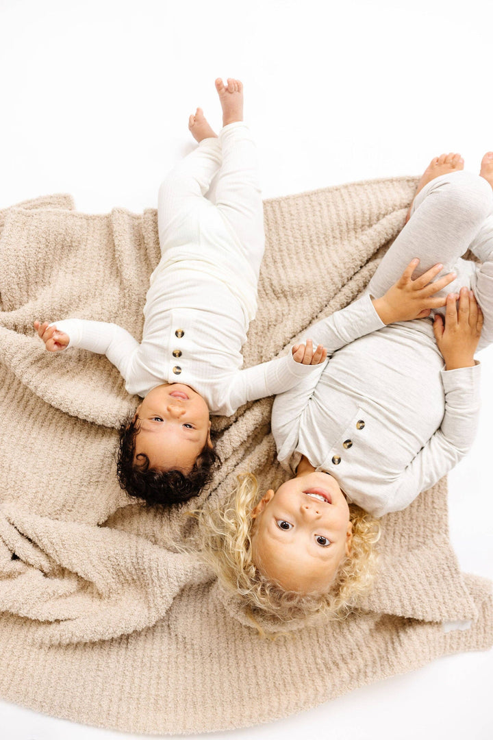 Chenille Blanket - Oatmeal