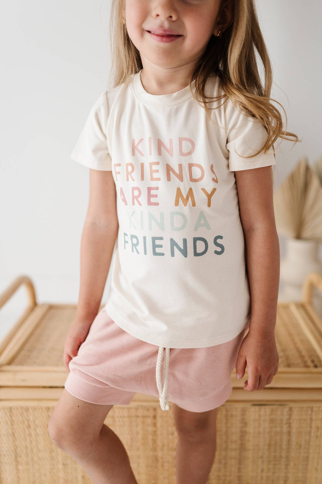 Girl's Shorties in Misty Pink