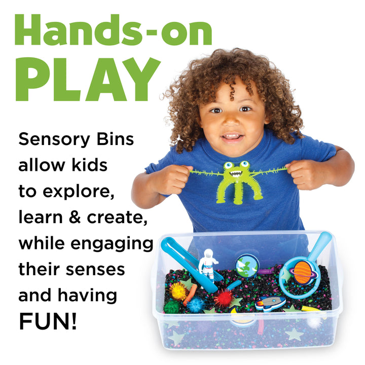 Sensory Bin Outer Space Activity Bin