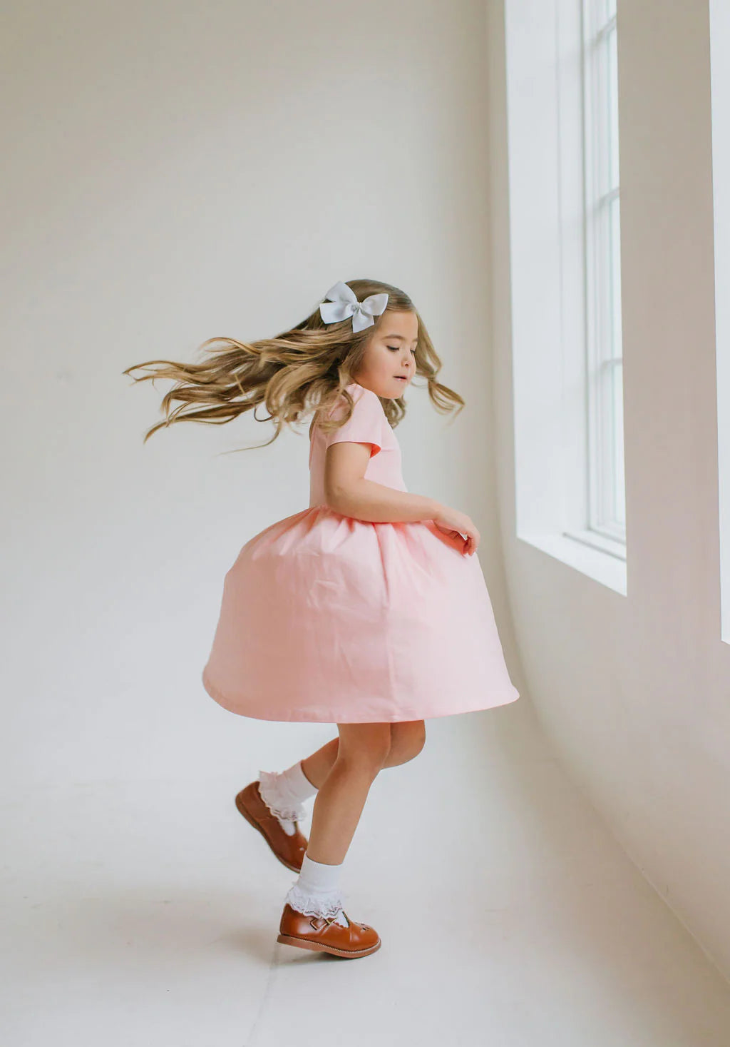 Day Dress in Peony