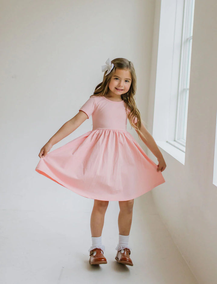 Day Dress in Peony