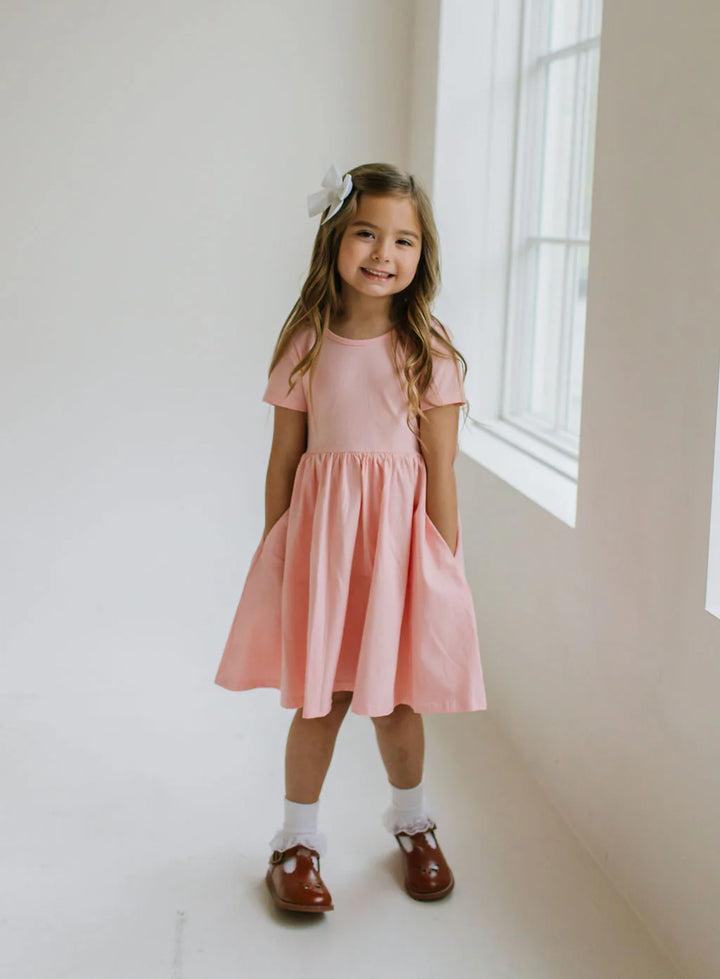 Day Dress in Peony