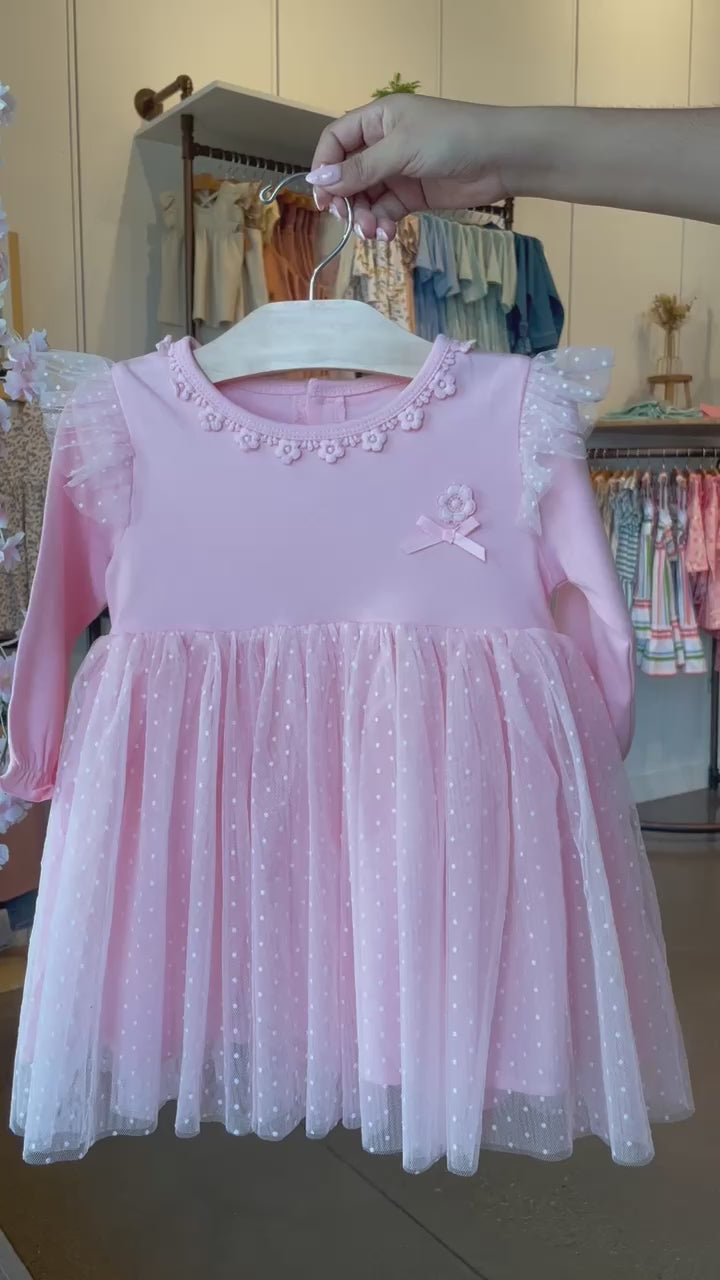 Pink Baby Dress set