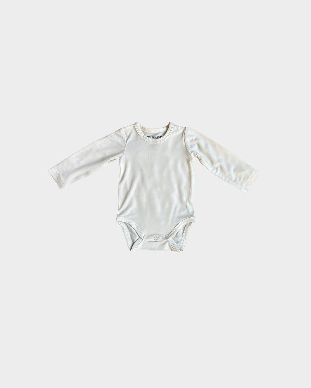 Baby Longsleeve Bodysuit in Milk White
