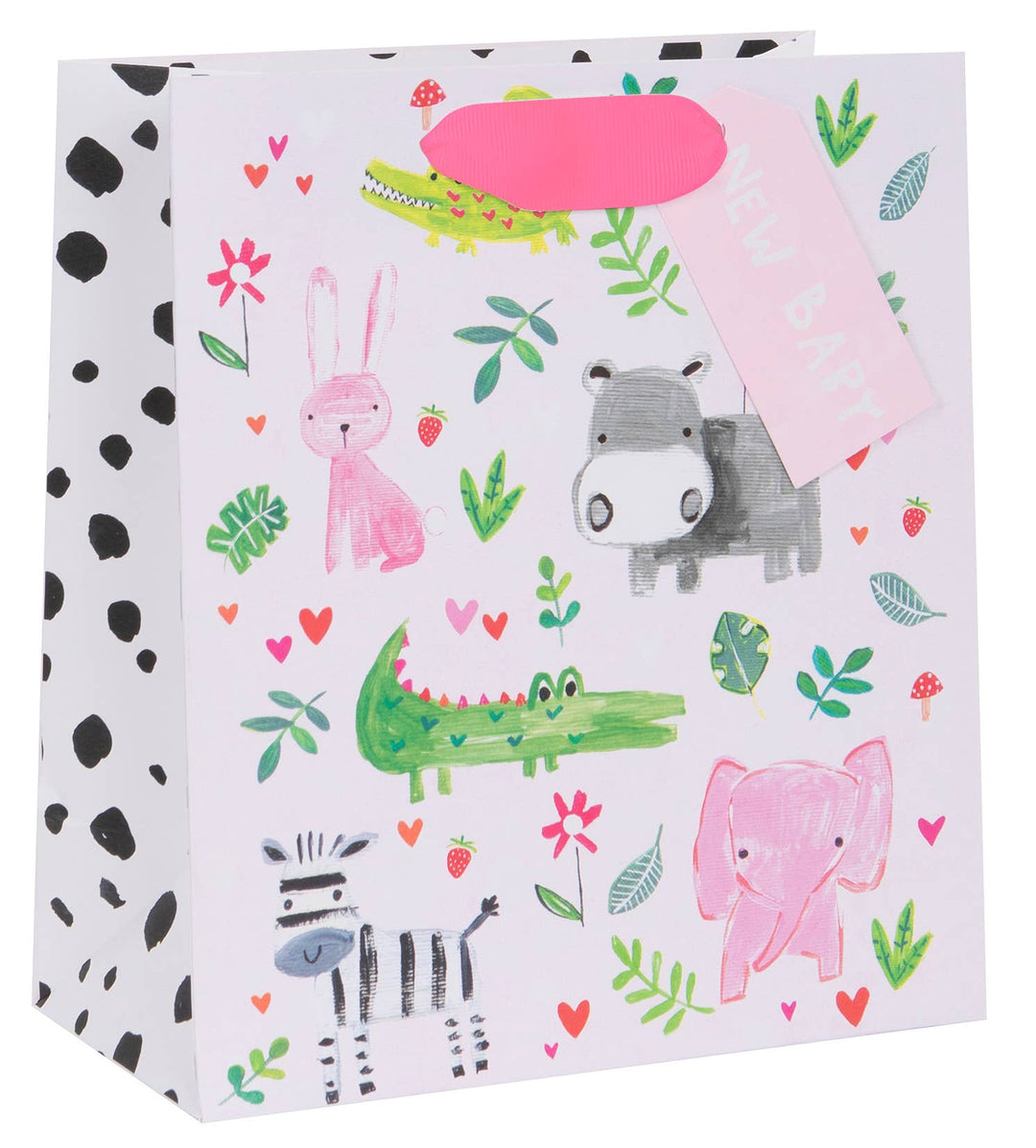 BAG MEDIUM PS BABY ANIMALS PINK