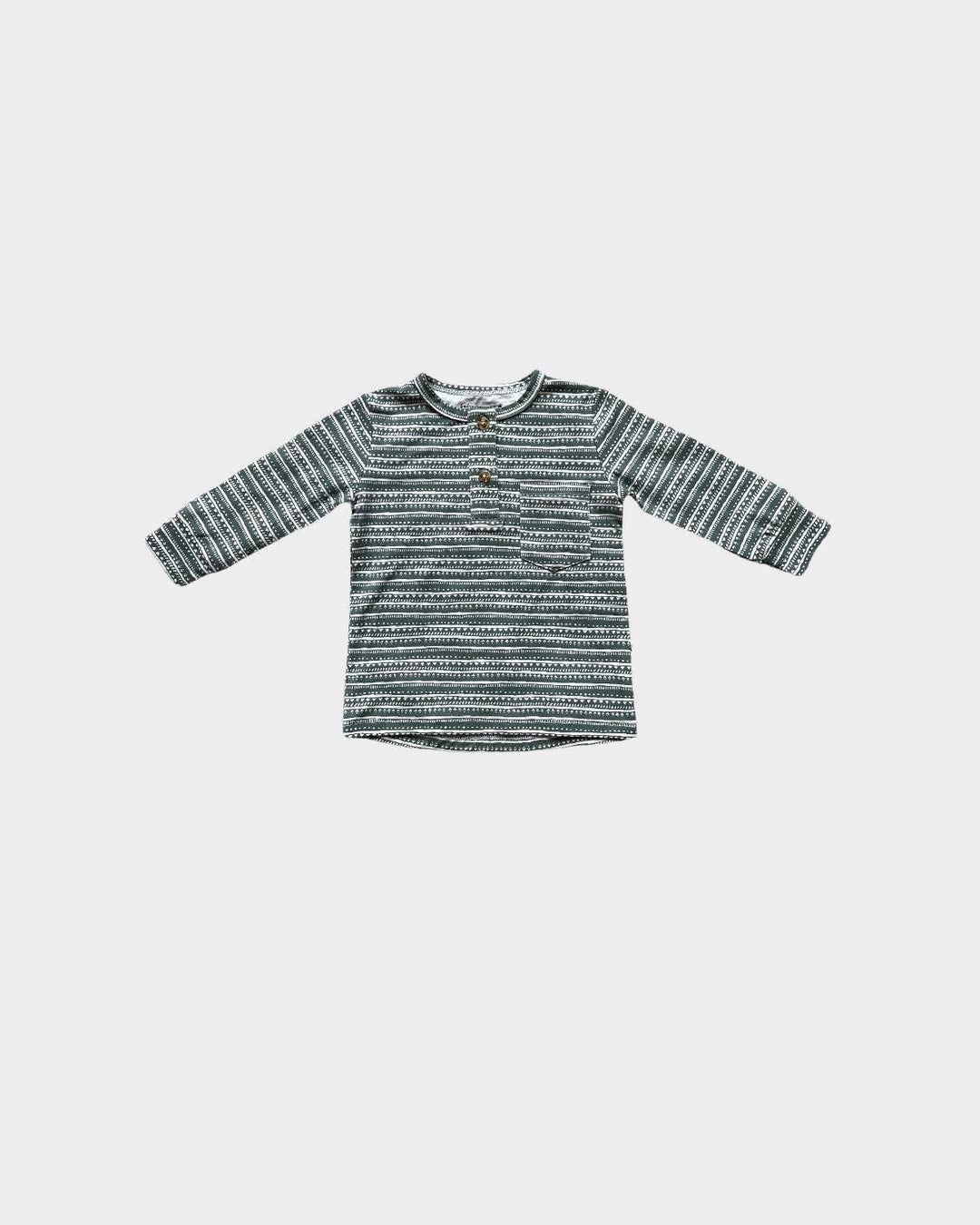 Boy's Henley Shirt in Tribal