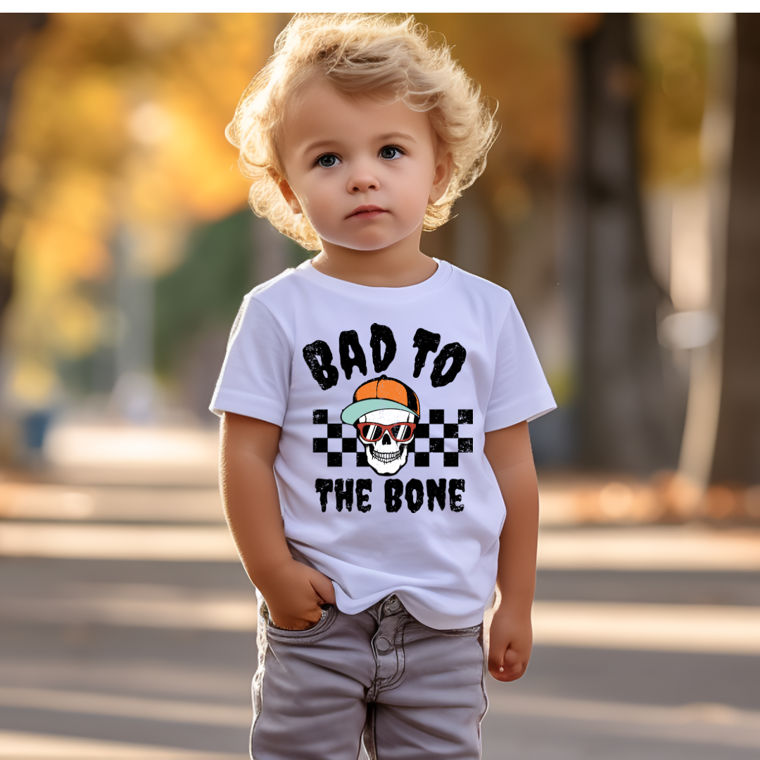 Bad to the Bone Kids Tee