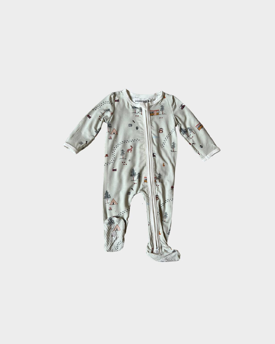 Baby Footie Romper in Camp