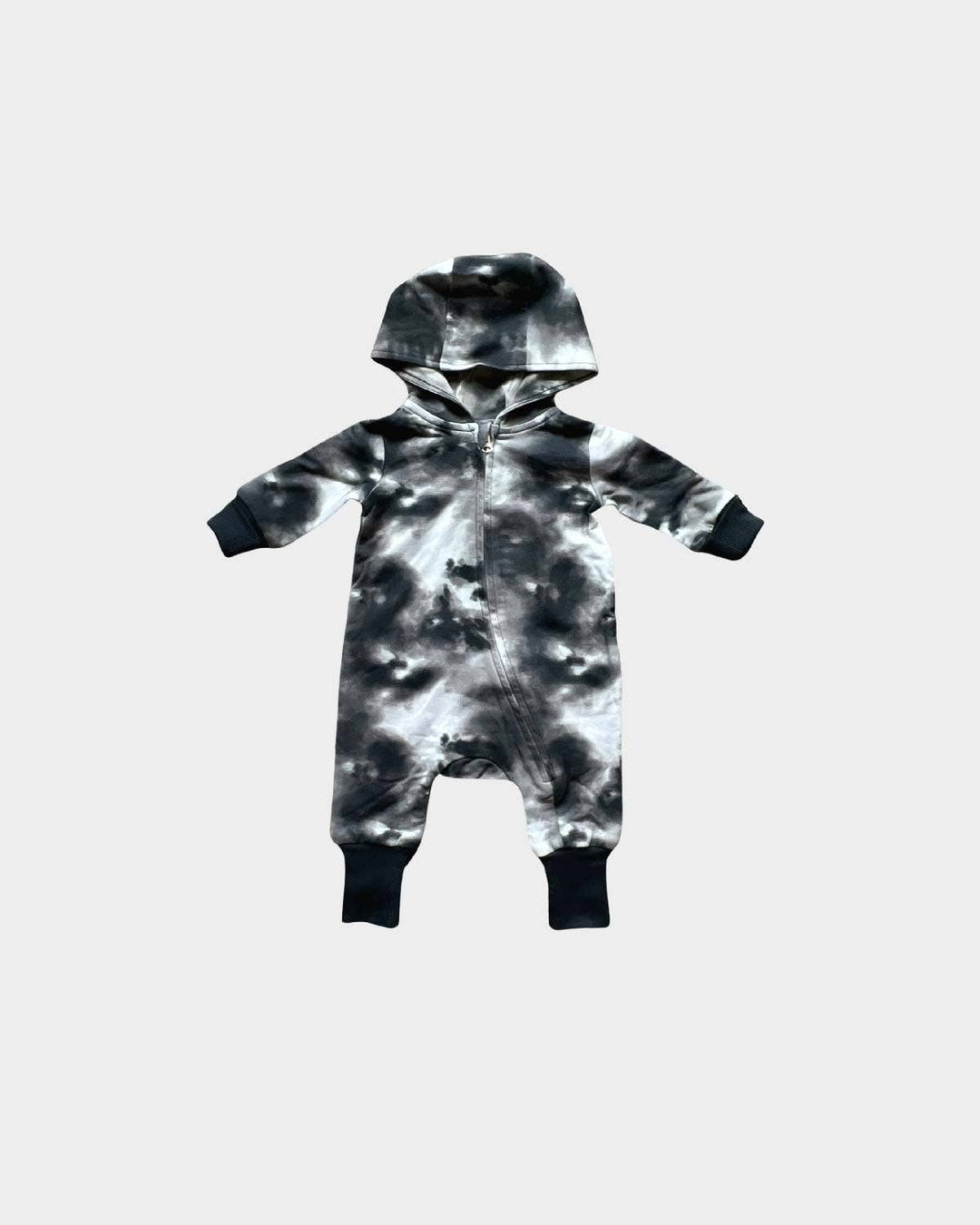 Baby Zip Romper in Tie Dye