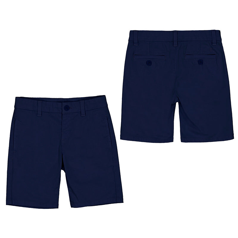 Basic Twill Chino Shorts Navy