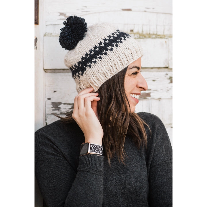 Women's Rebel Knit Beanie Hat - Natural