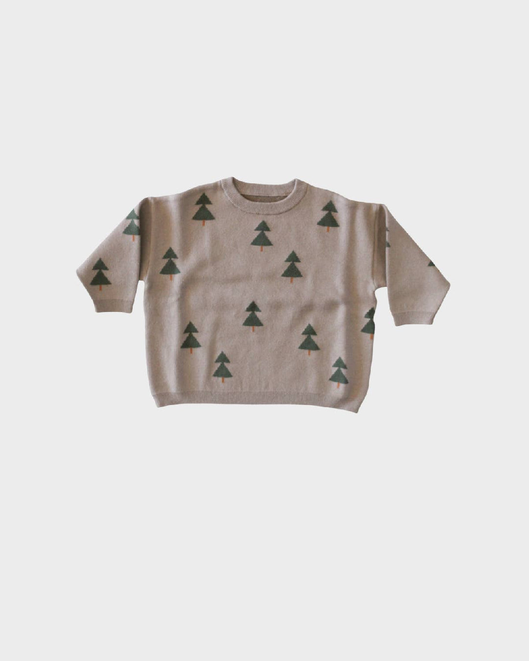 Knit Sweater in Winter Trees