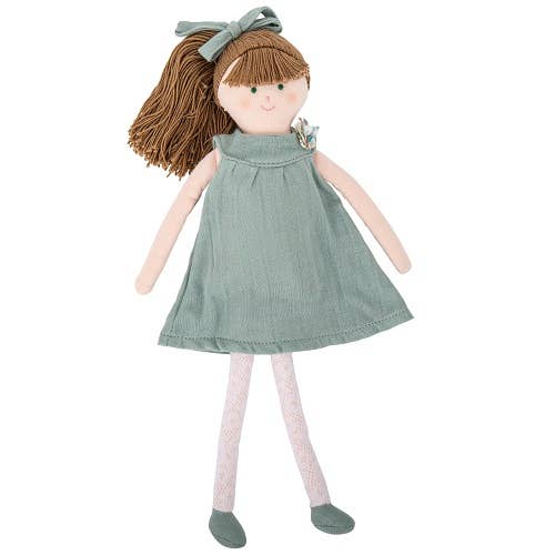 Celadon Organic Cotton Dress Doll 30Cm