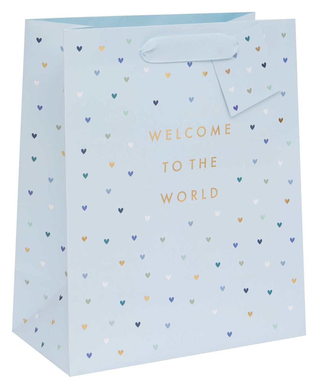 BAG LARGE TOM WELCOME TO THE WORLD BLUE gift bag