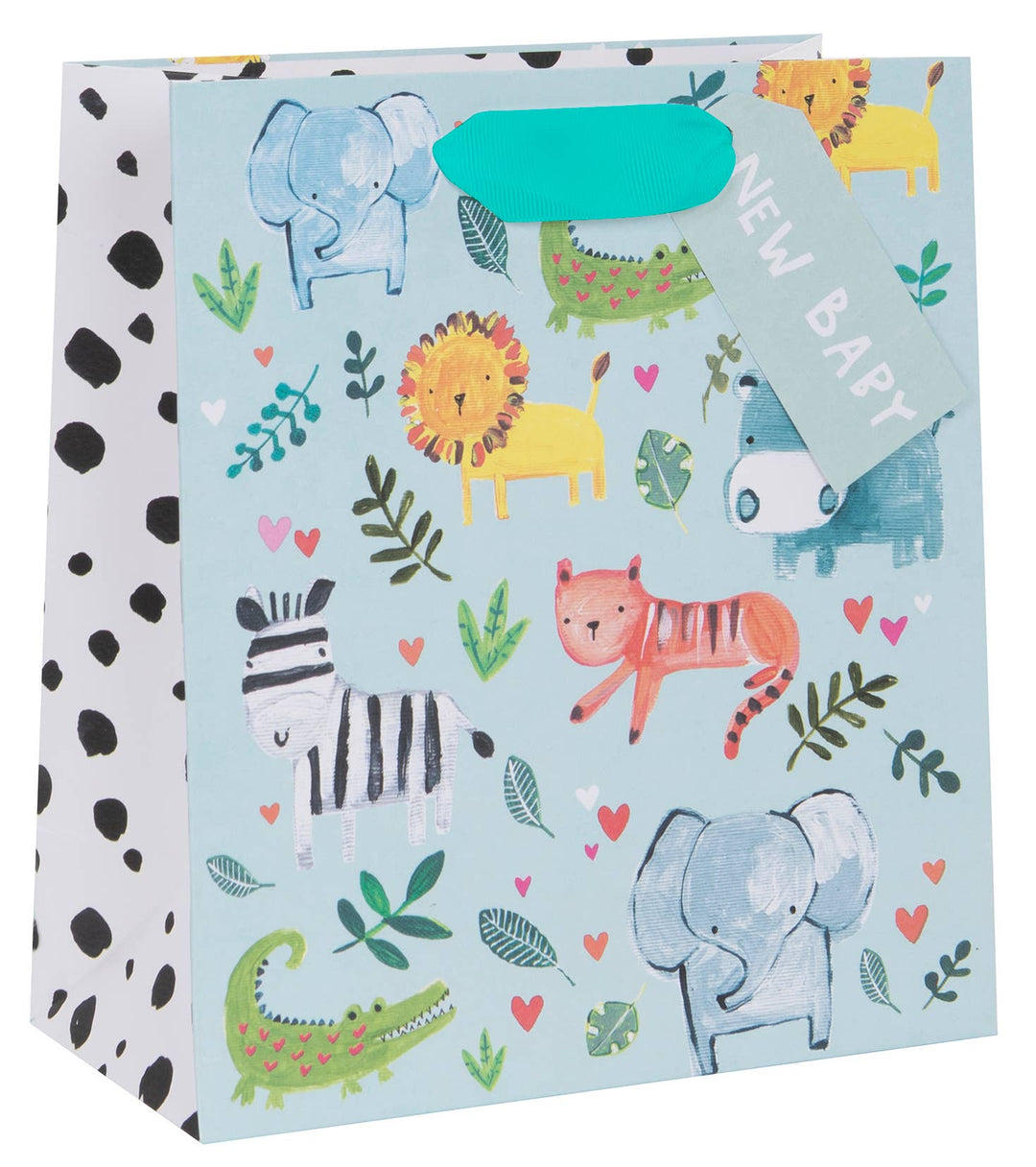 BAG MEDIUM PS BABY ANIMALS BLUE