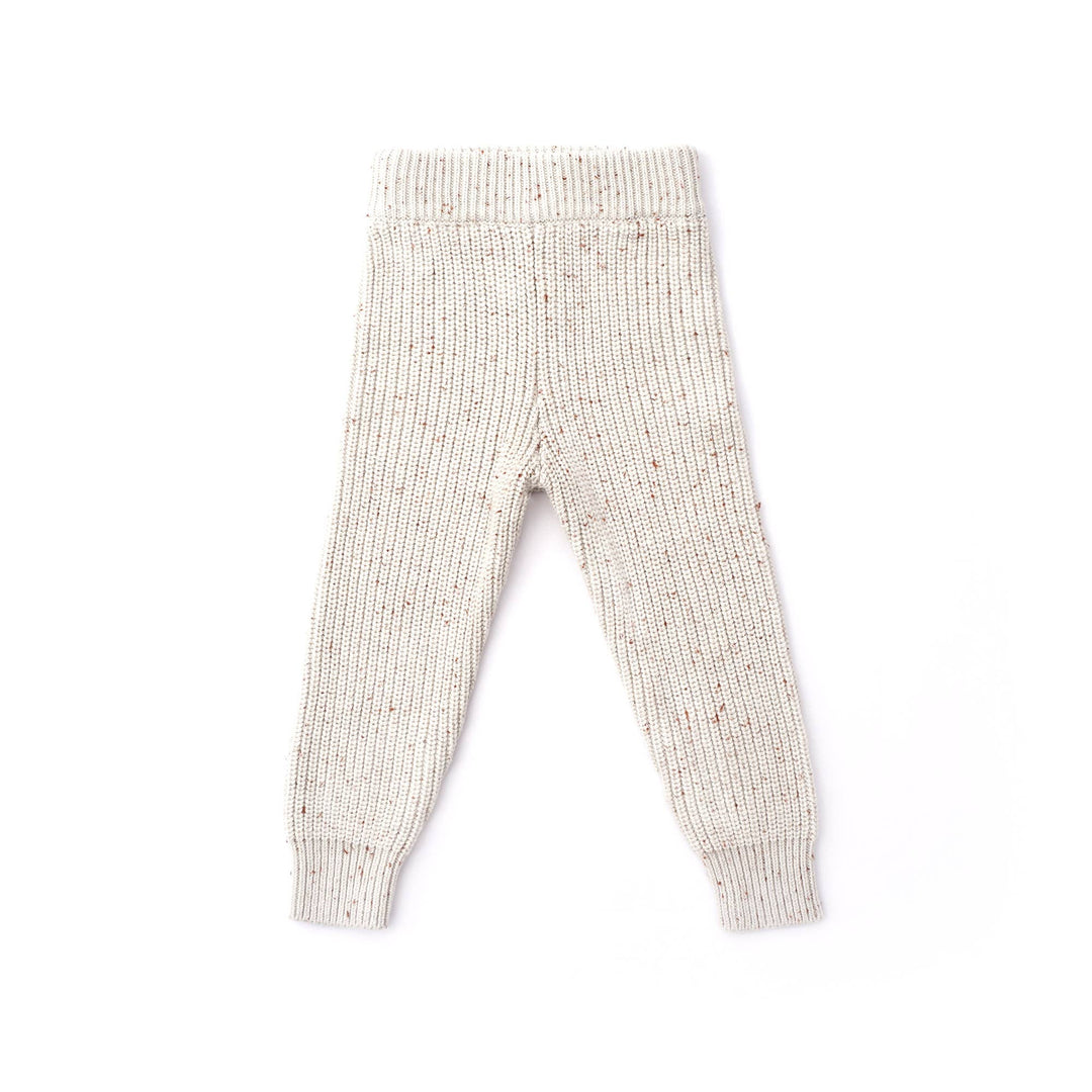 Organic Cotton Kids Knit Pants - Shell