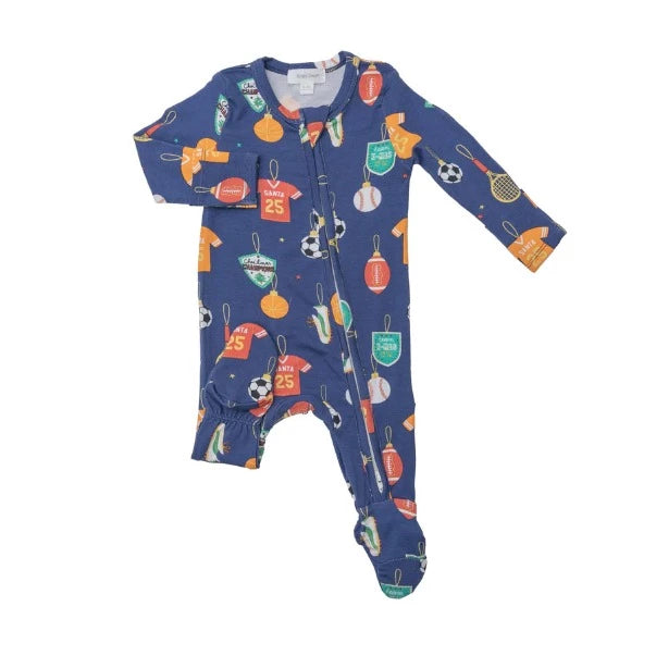 Zipper Footie - Sports Ornaments