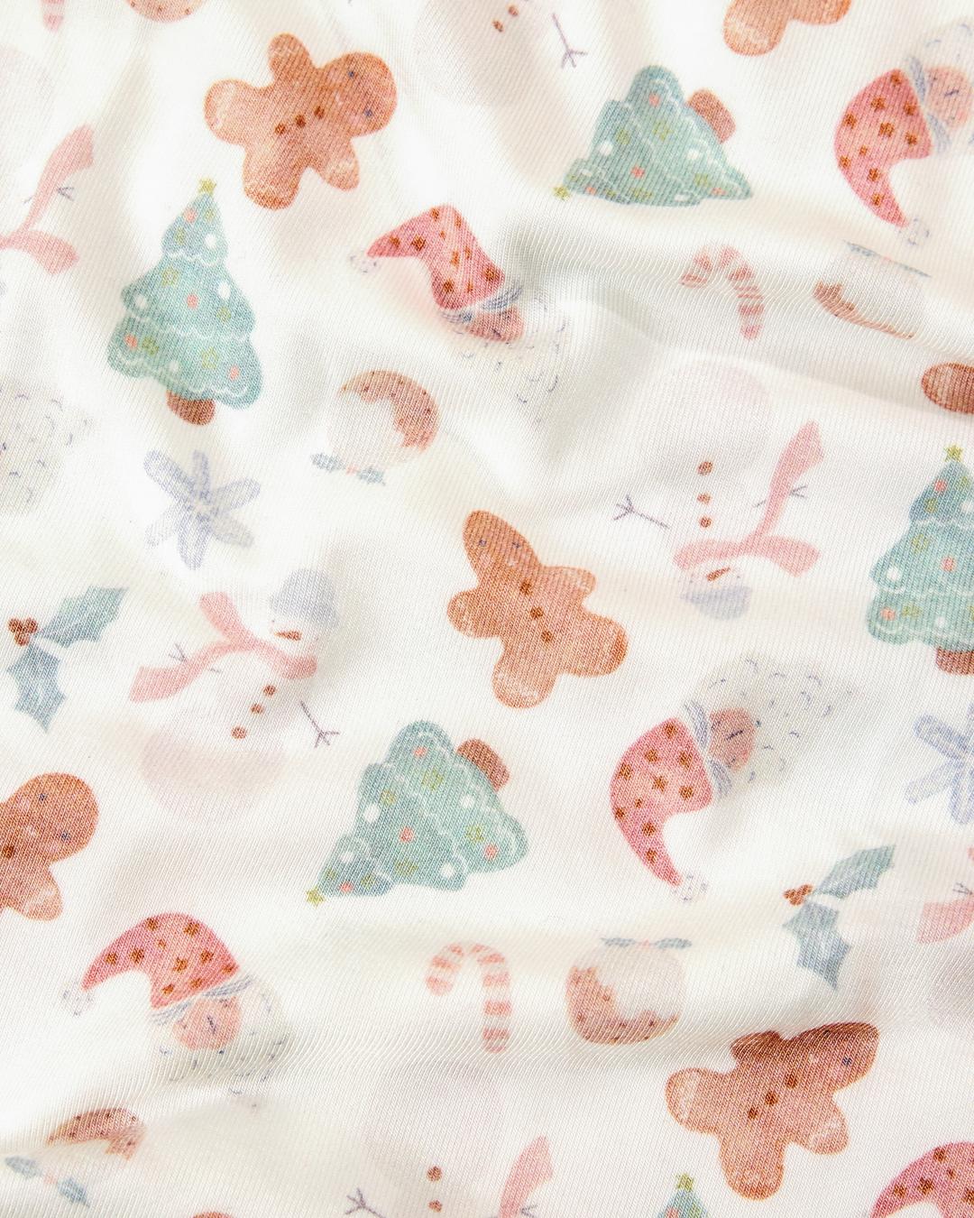 Bamboo Baby Pajama Holiday Print - Cozy Holiday