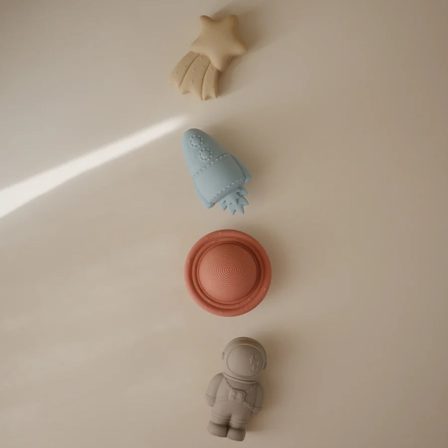Space Mold Free Bath Play Set - 4 pack