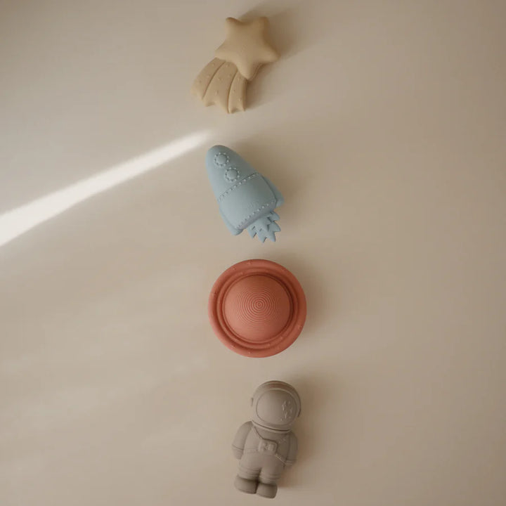 Space Mold Free Bath Play Set - 4 pack