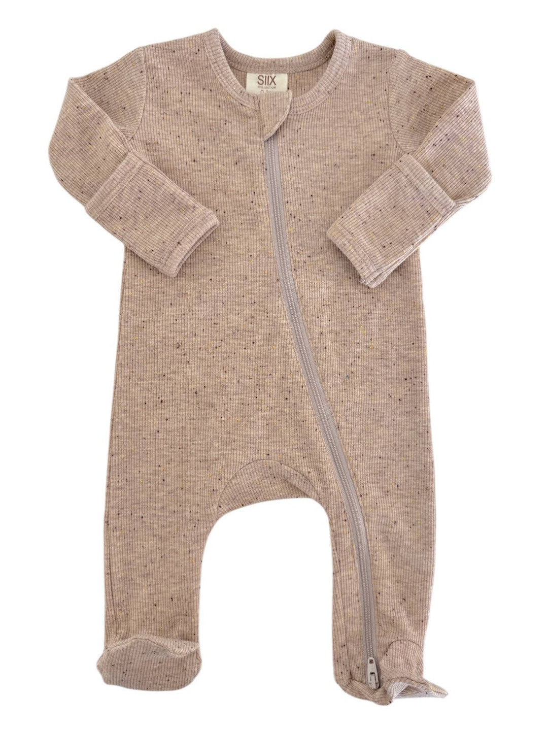 Tan Speckle - 2-Way Zip Footie