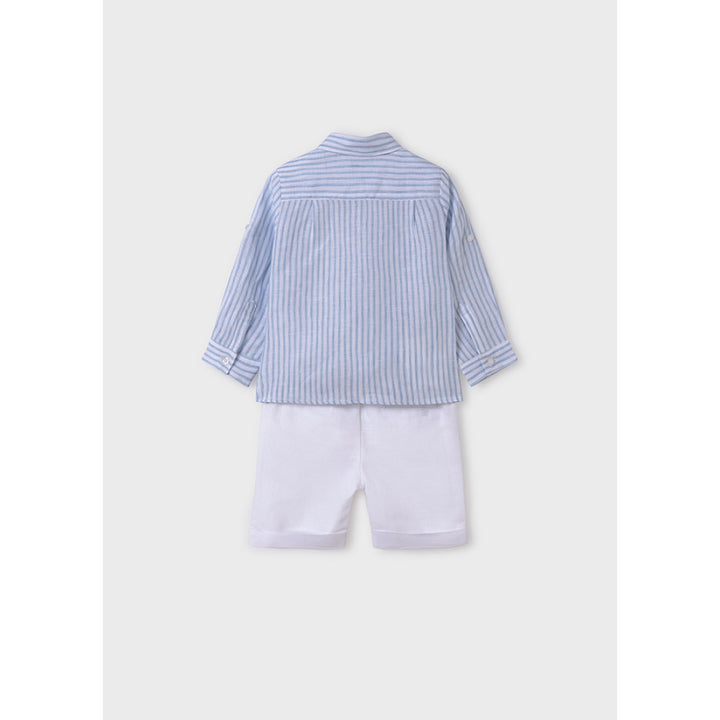 Striped Shirt & Bermuda Set