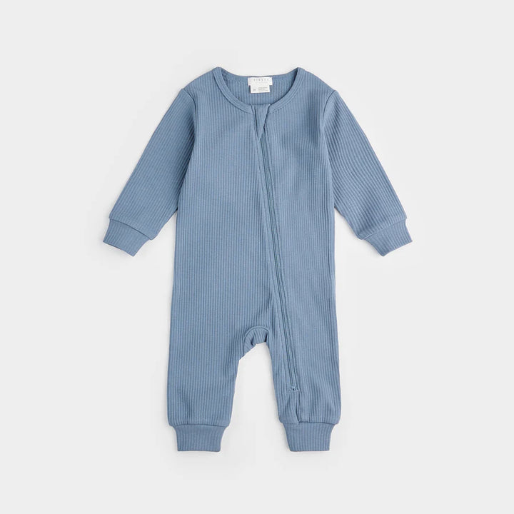 Baby Sleeper Knit Blue Denim