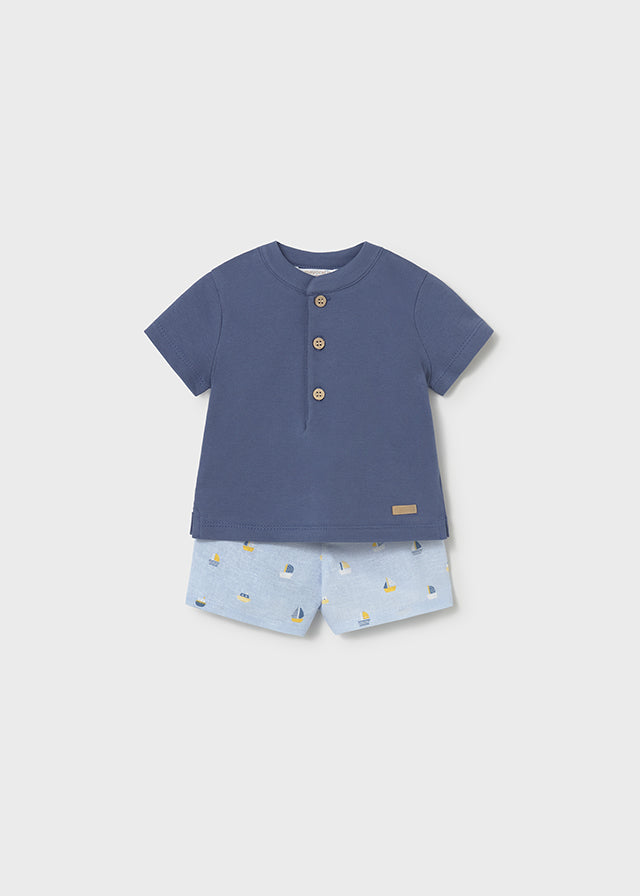 Shorts and polo set