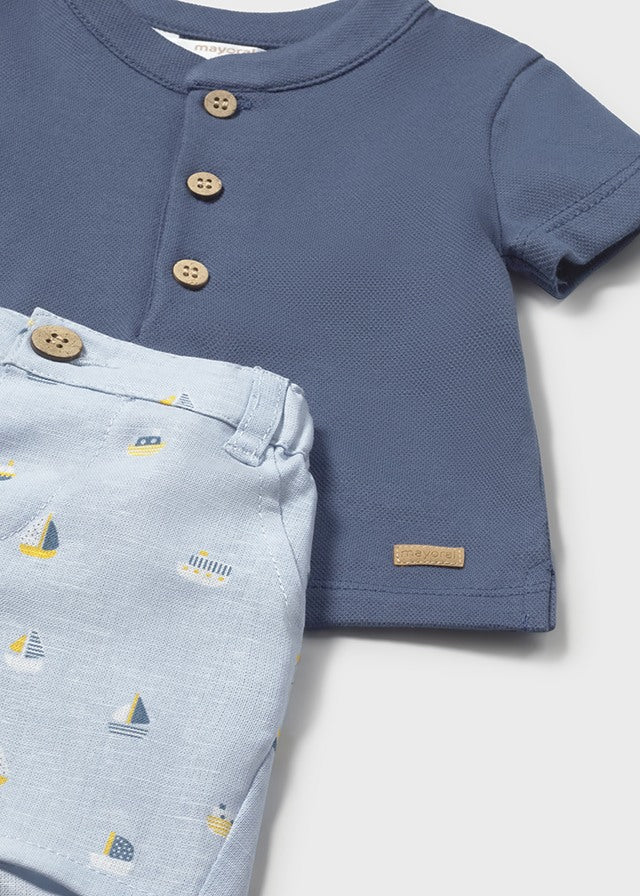 Shorts and polo set