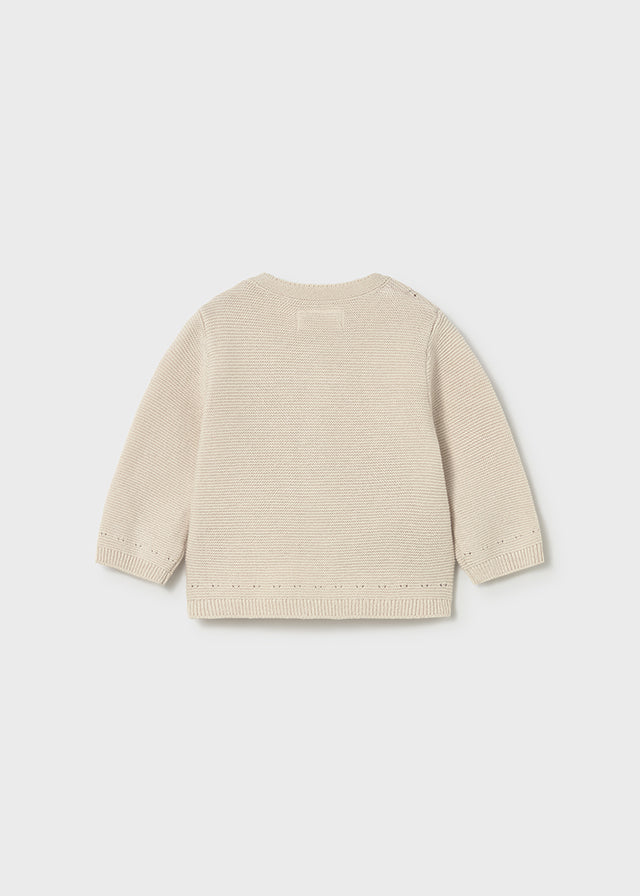 Knit long cardigan