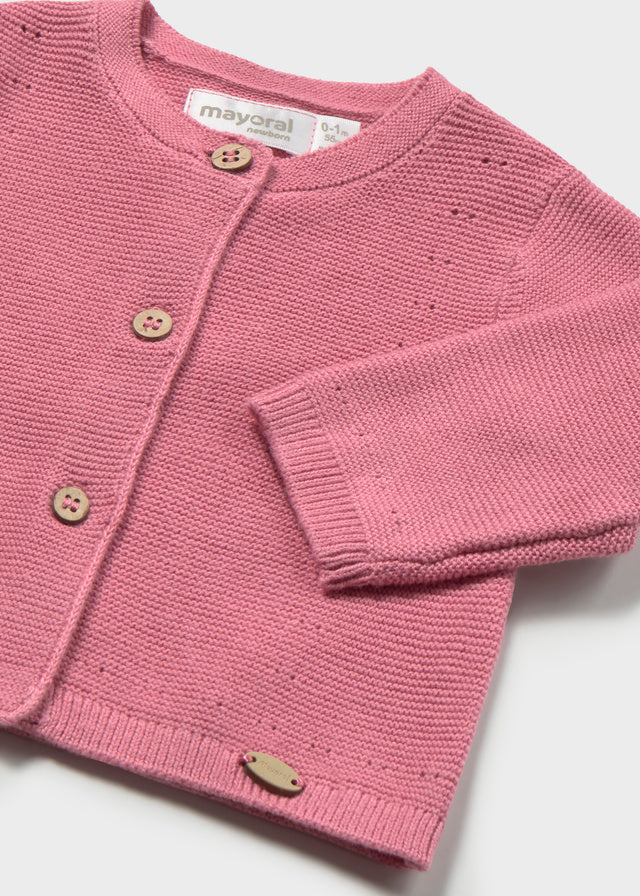Knit long cardigan