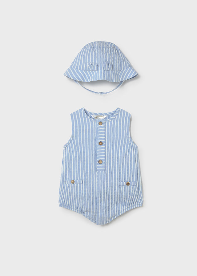 Short bodysuit w/ hat
